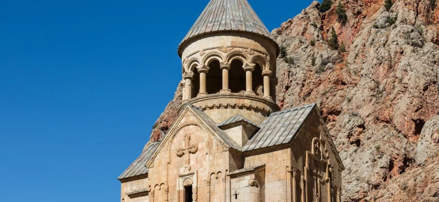 Surb Astvatsatsin Church designed by Momik at Noravank