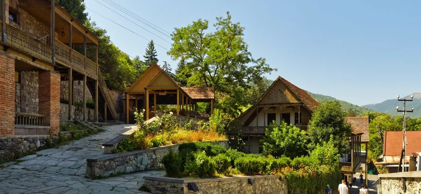 Restored traditional buildings on Sharambeyan Street