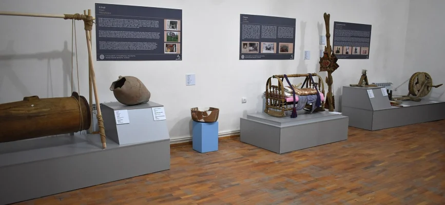 Household objects and tools in the museum’s ethnography hall