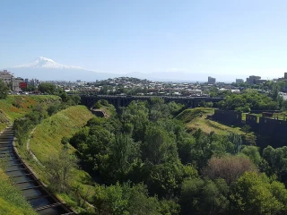 Hrazdan Gorge in Yerevan